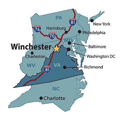 Regional map